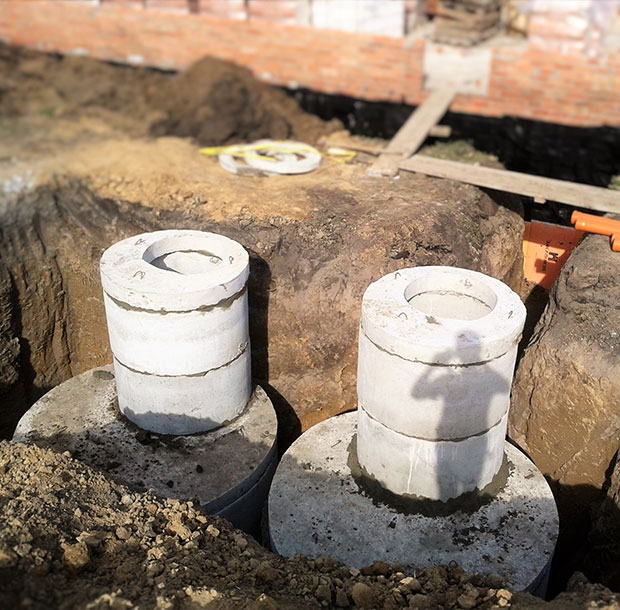Септики из бетонных колец в Подольском районе
